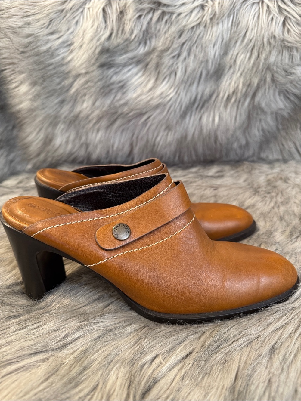 See by Chloe Women's Leather Heeled Mules Size 41